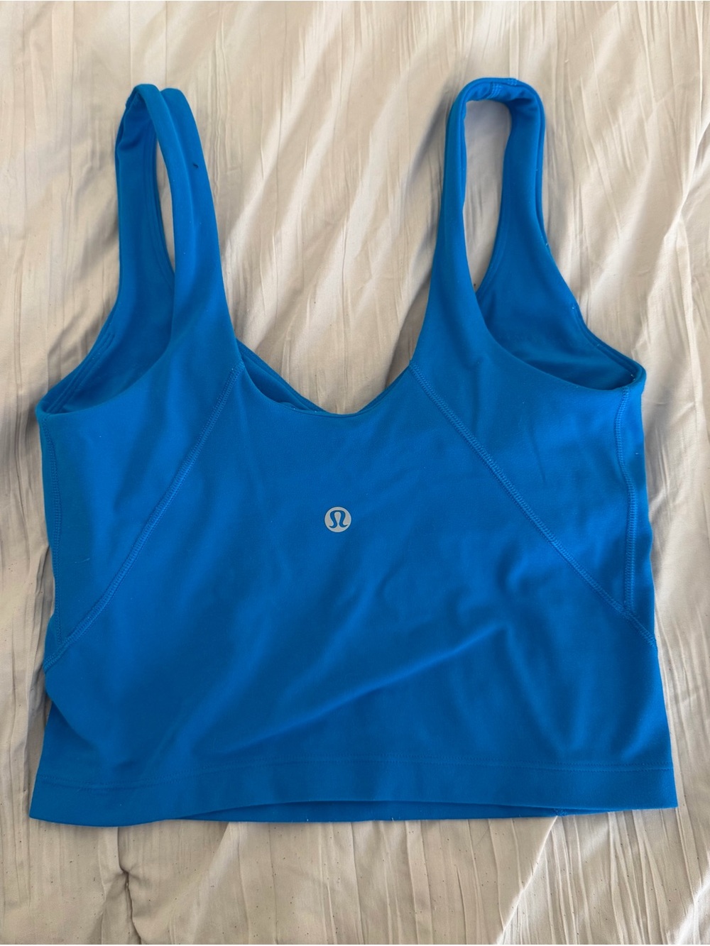 lululemon athletica Bright Blue Scoop Sports Bra